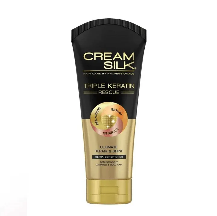 Cream Silk Triple Keratin Rescue Ultra Conditioner Repair & Shine - 340ml
