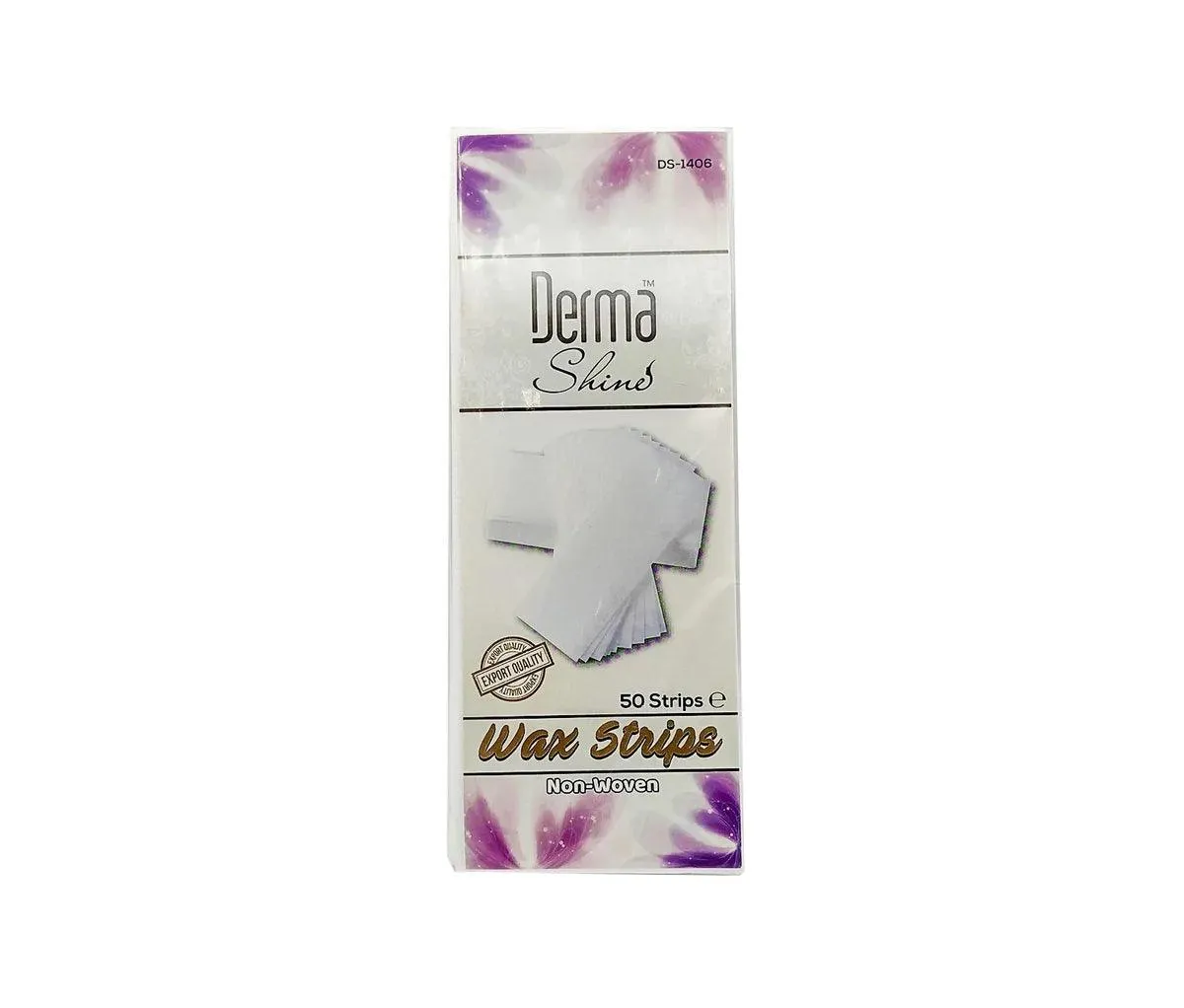 DERMA SHINE NON-WOVEN WAX STRIPS 50PCS