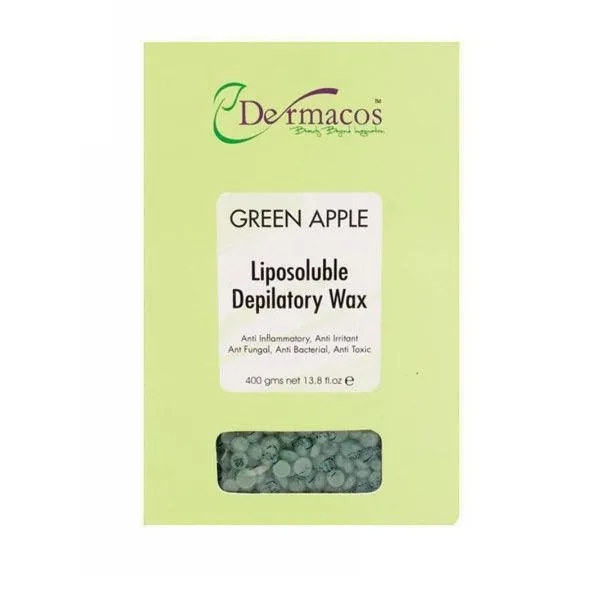 DERMACOS GREEN APPLE WAX 400GM