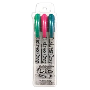 Distress Pearl Crayons - Holiday set 4