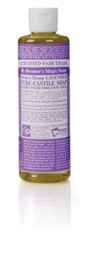 Dr. Bronner's 18-in-1 Hemp Lavender Pure-Castile Liquid Soap