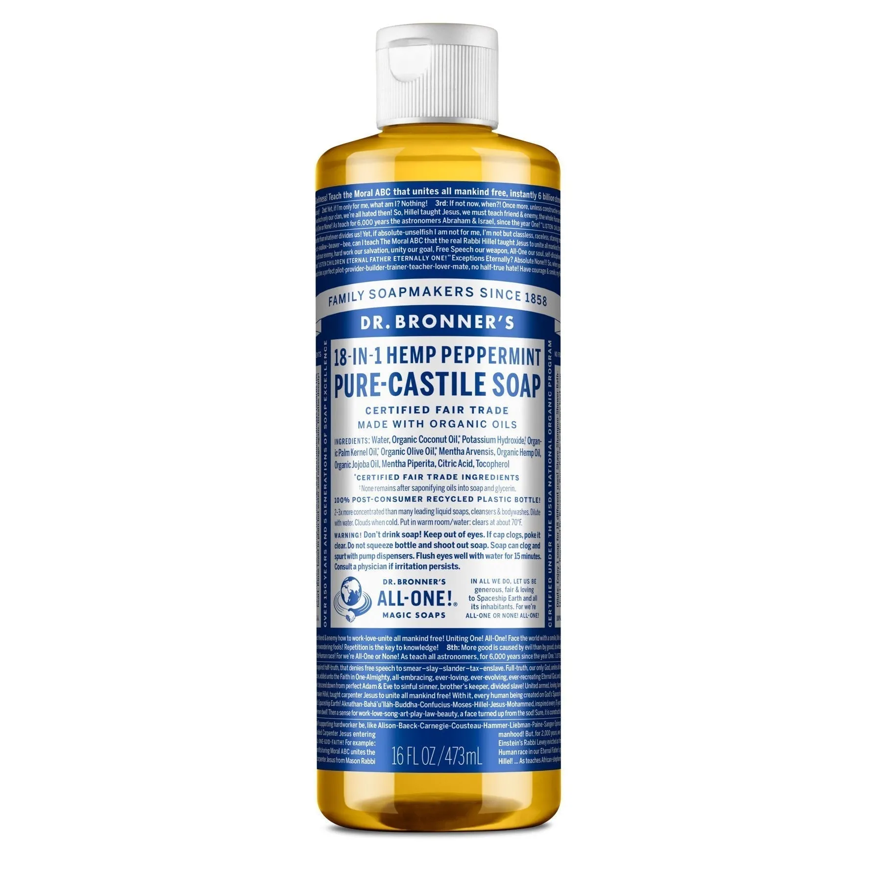 Dr. Bronner's Pure-Castile Liquid Soap