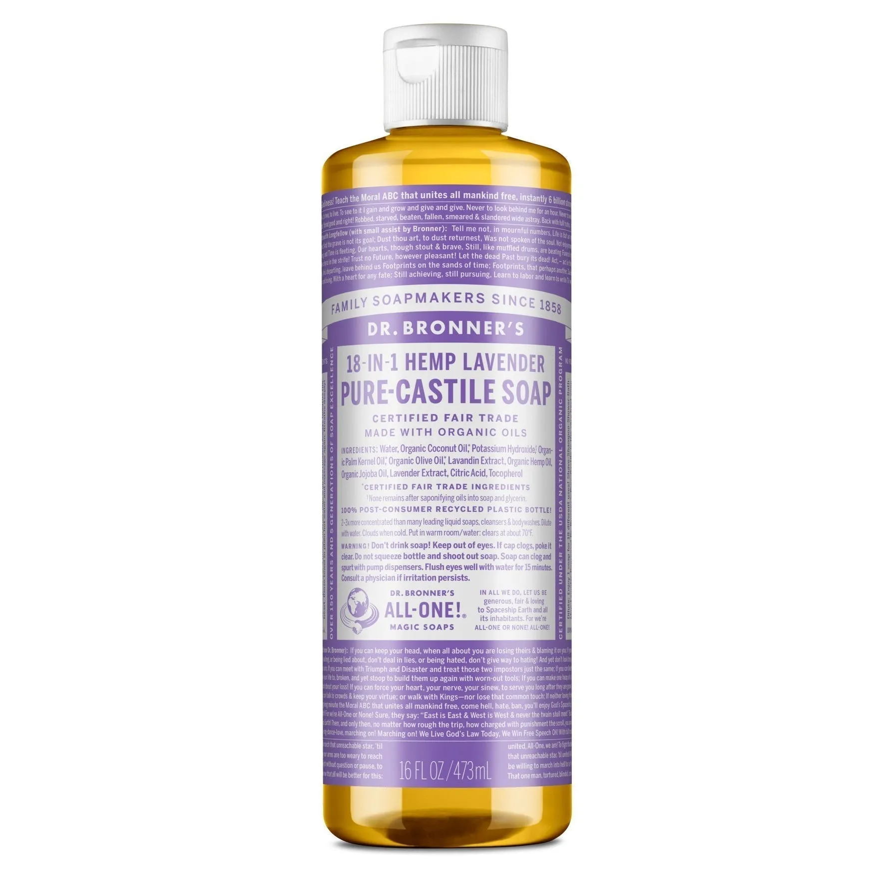 Dr. Bronner's Pure-Castile Liquid Soap
