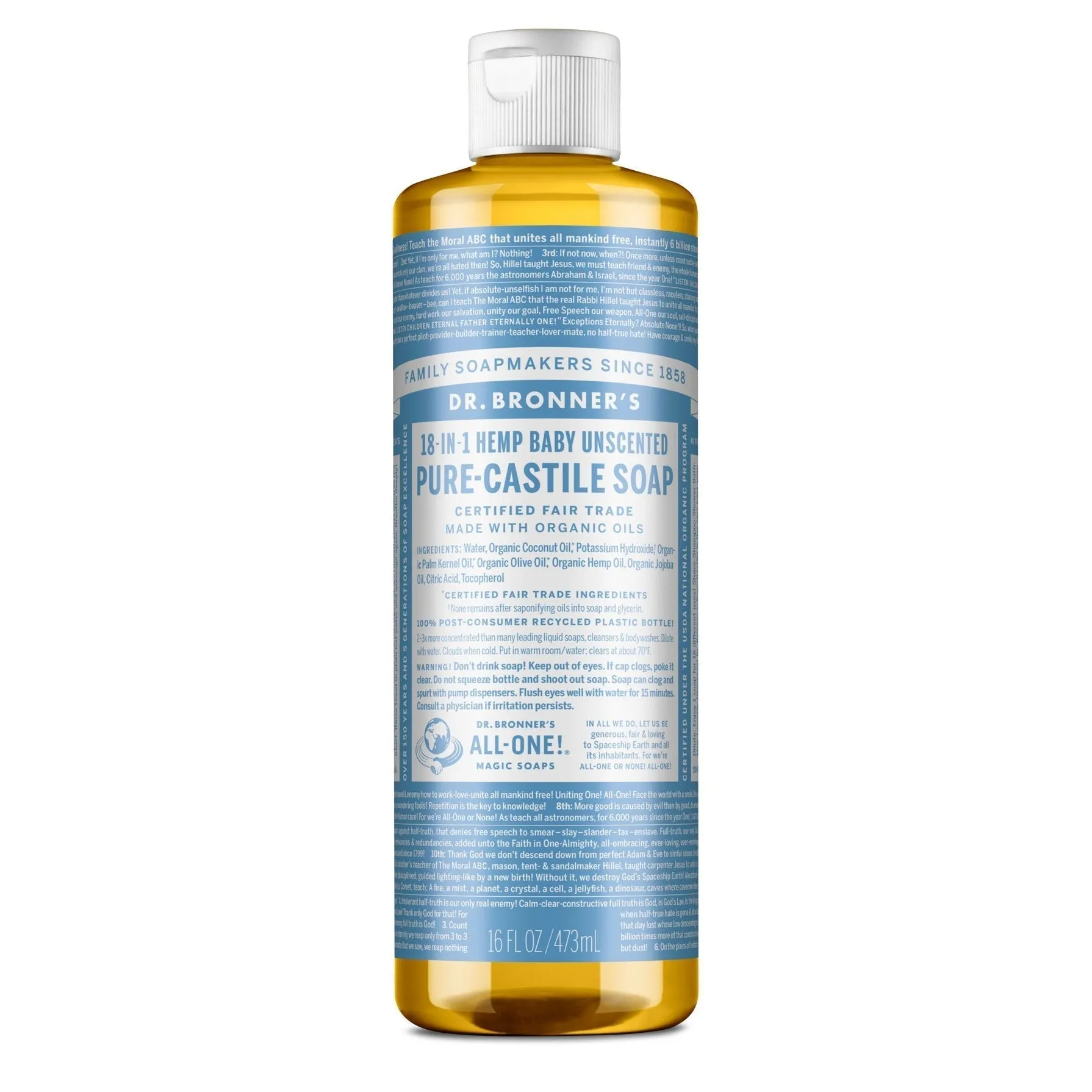 Dr. Bronner's Pure-Castile Liquid Soap
