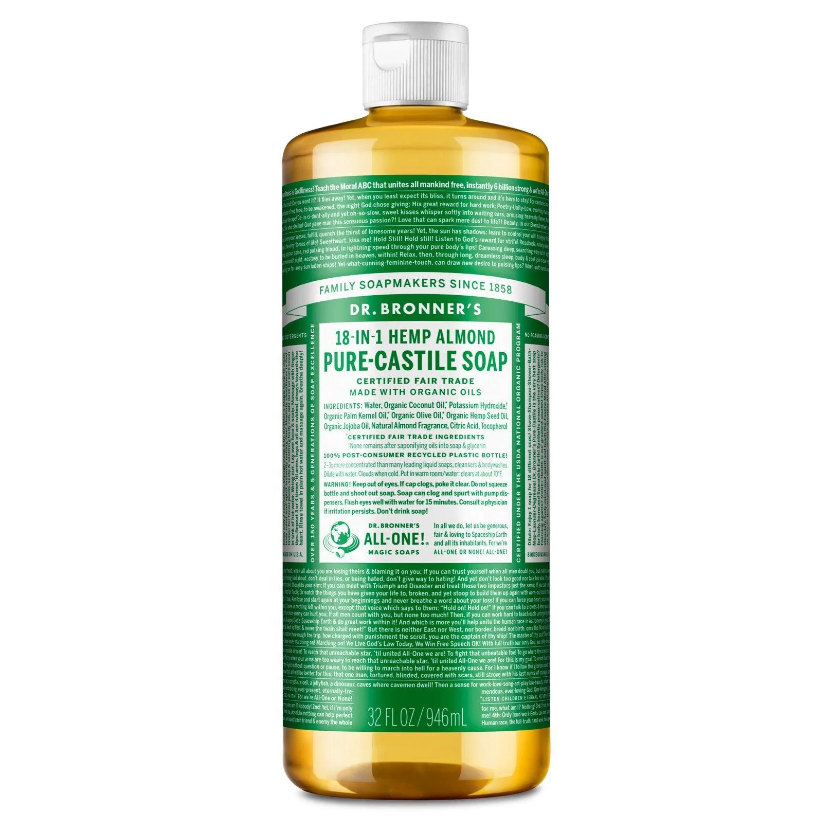 Dr. Bronner's Pure-Castile Liquid Soap