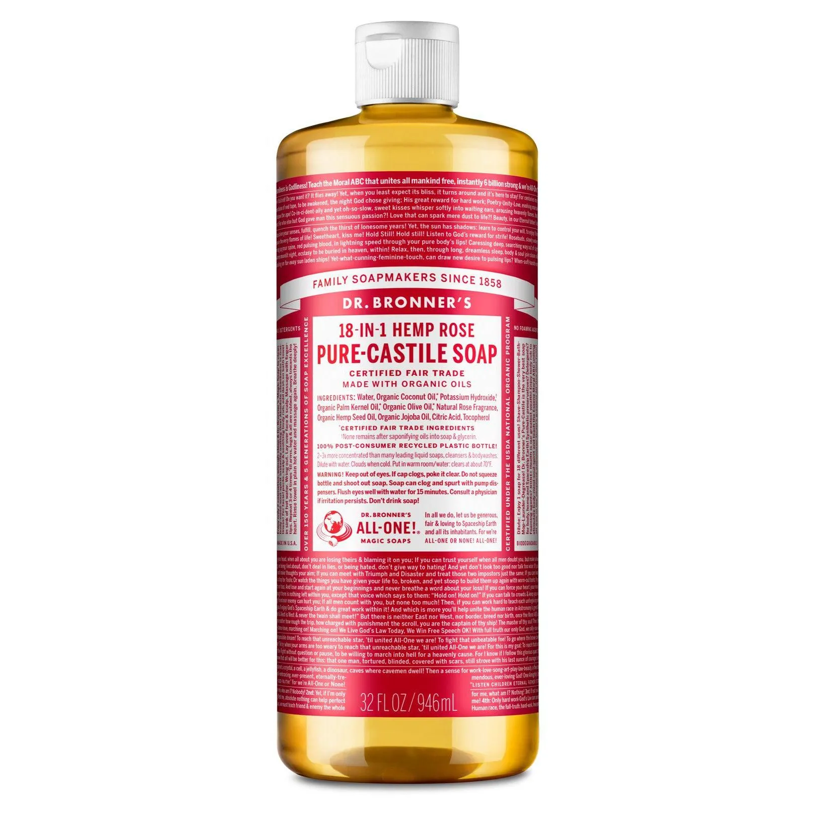 Dr. Bronner's Pure-Castile Liquid Soap
