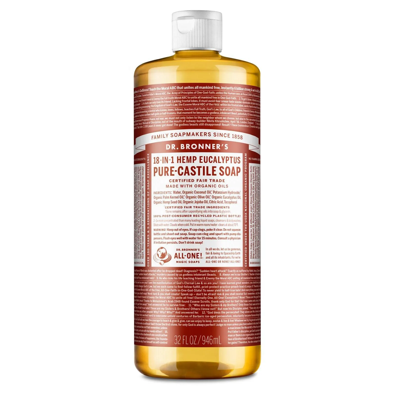 Dr. Bronner's Pure-Castile Liquid Soap