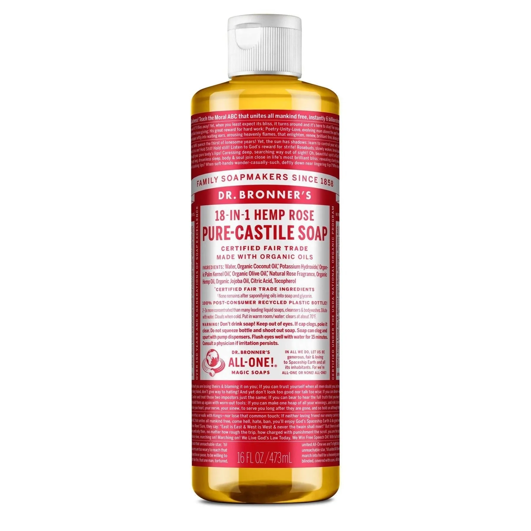 Dr. Bronner's Pure-Castile Liquid Soap