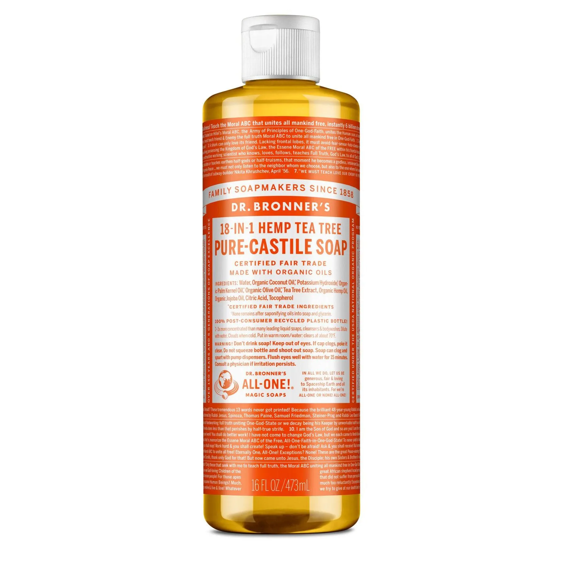 Dr. Bronner's Pure-Castile Liquid Soap