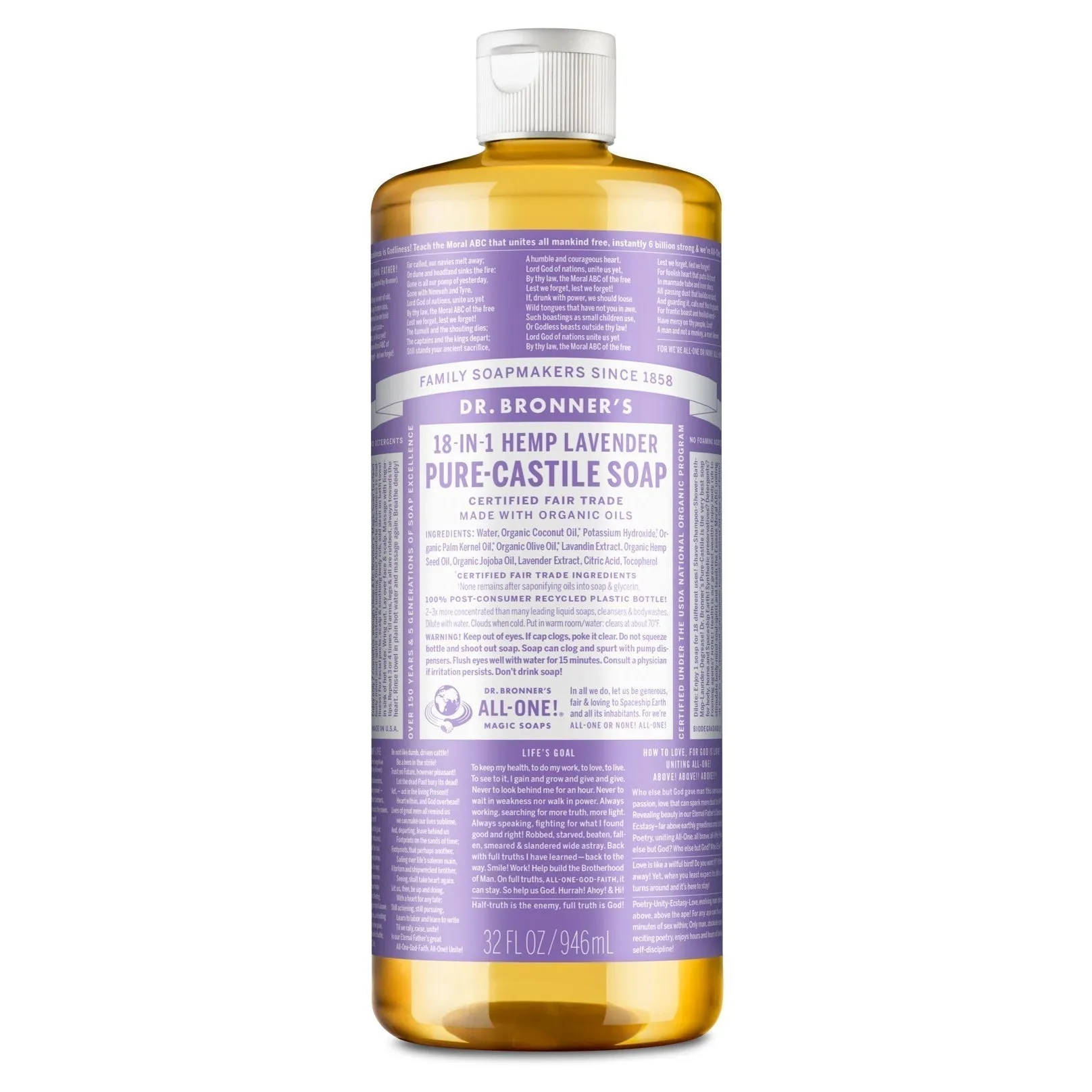 Dr. Bronner's Pure-Castile Liquid Soap