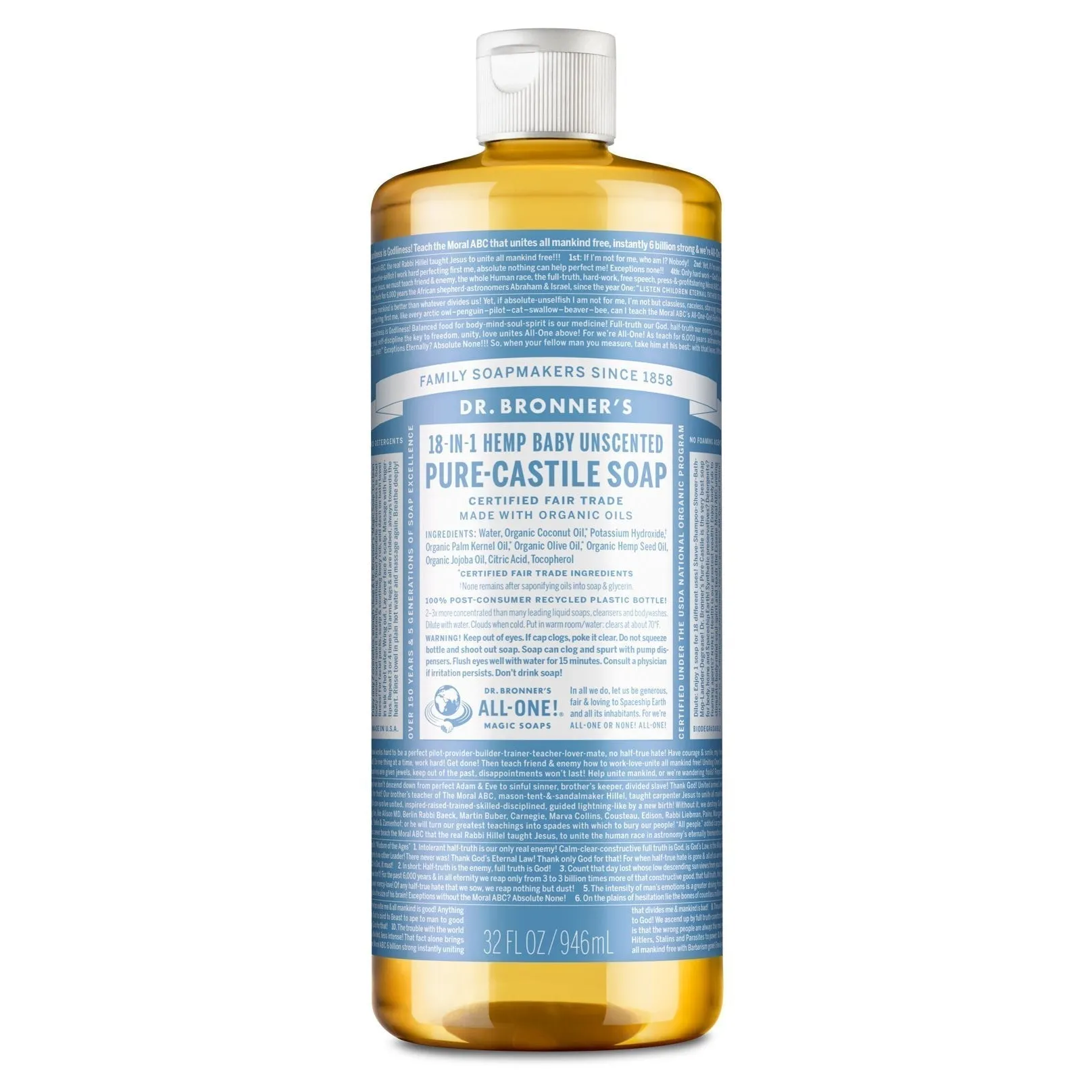 Dr. Bronner's Pure-Castile Liquid Soap