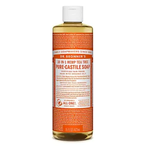 Dr Bronner's TEA TREE PURE-CASTILE LIQUID SOAP
