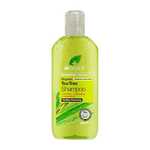 Dr Organic Tea Tree Shampoo 265ml