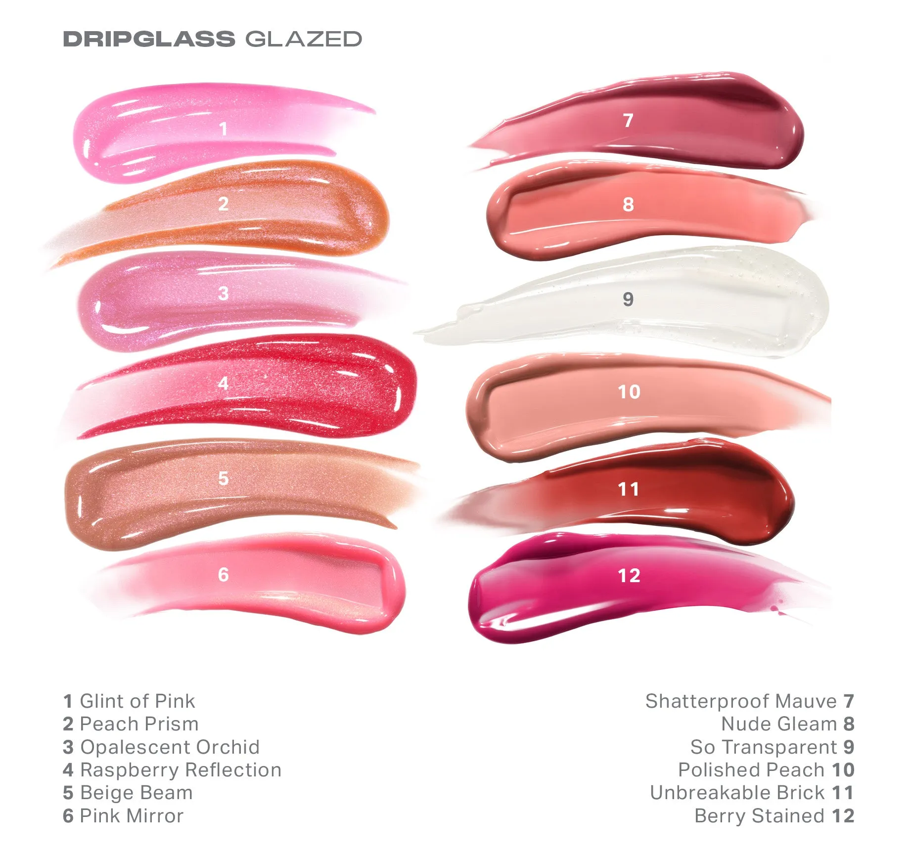 Dripglass Glazed High Shine Lip Gloss - So Transparent