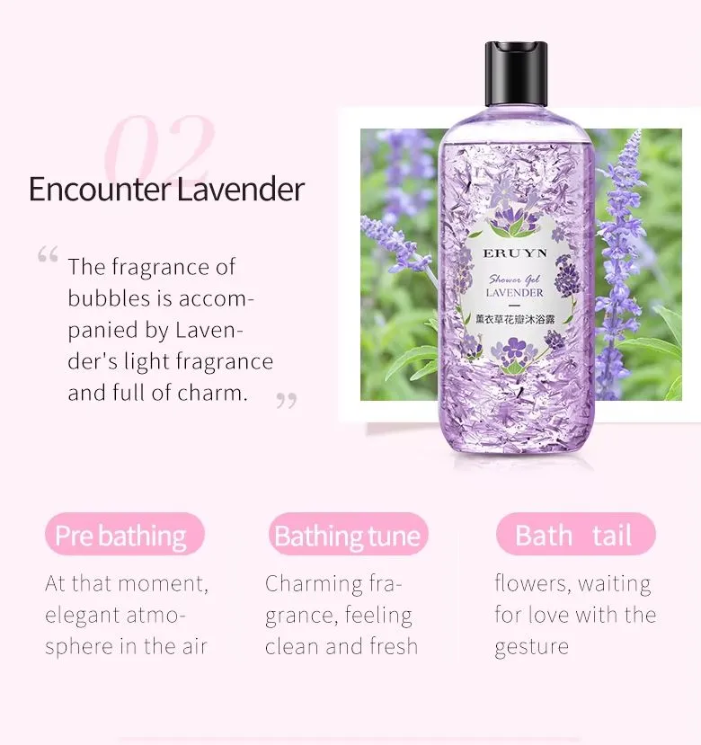 EBUG Lavender Natural Bath Shower Gel 500ml