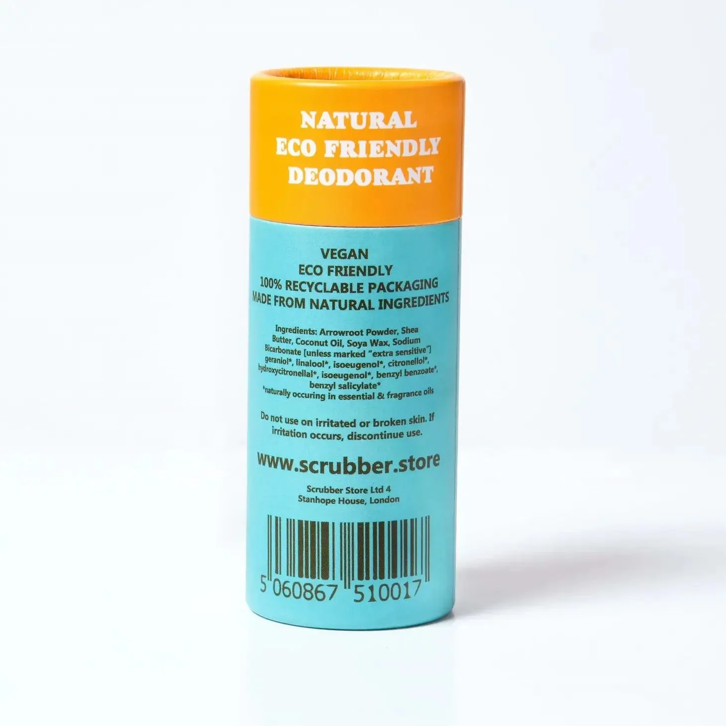 Eco Friendly Retro Deodorant Stick - Ylang and Rose