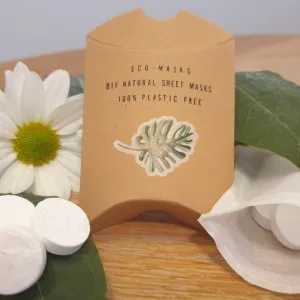 Eco-Masks, DIY Natural Sheet Masks, 100% Plastic Free, Pack of 10
