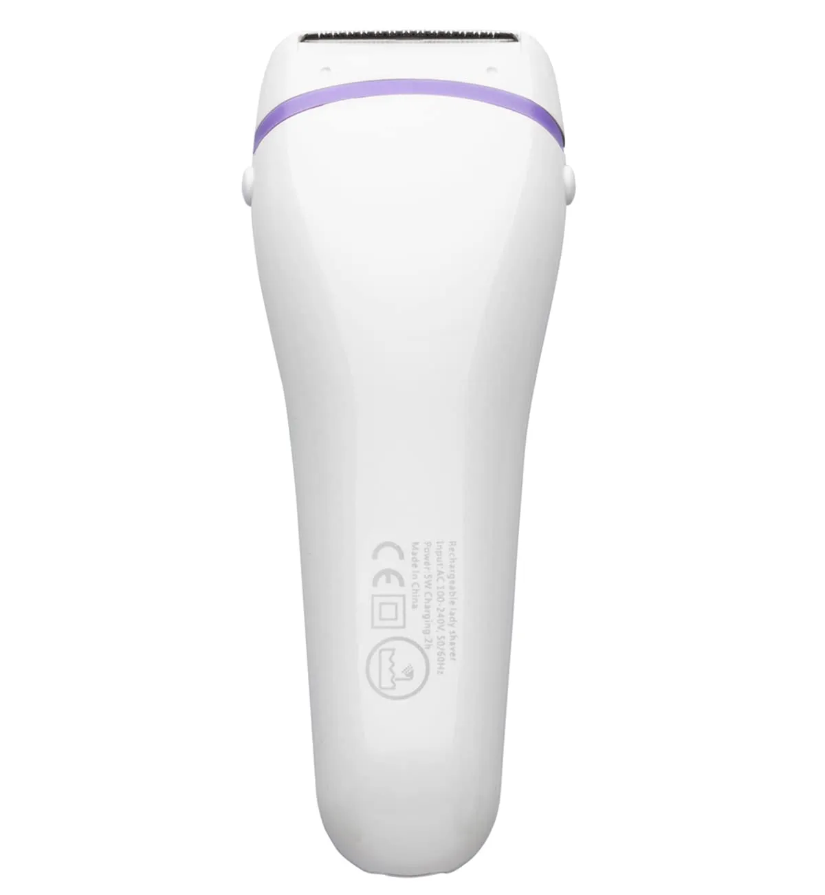 Electric Lady Shaver Bikini Trimmer Wet & Dry Rechargeable Cordless Painless Electric Razor for Women, LED Display Razor for Legs Underarms (Violet)