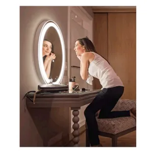 Electric Mirror Eternity   AVA Natural-Light LED Bathroom Mirror - 3 LED Dimmable Color Settings