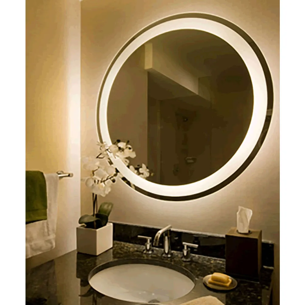 Electric Mirror Eternity   AVA Natural-Light LED Bathroom Mirror - 3 LED Dimmable Color Settings
