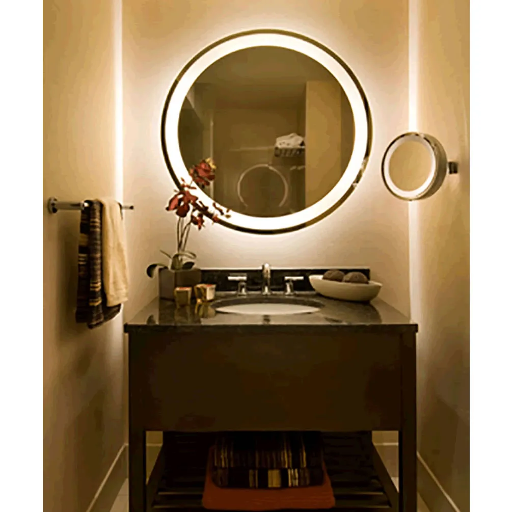 Electric Mirror Eternity   AVA Natural-Light LED Bathroom Mirror - 3 LED Dimmable Color Settings