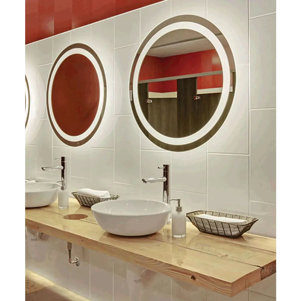 Electric Mirror Eternity   AVA Natural-Light LED Bathroom Mirror - 3 LED Dimmable Color Settings