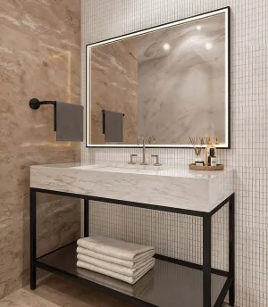 Electric Mirror Radiance Mirror with Inward Facing Directional Lighting in 4 Sizes