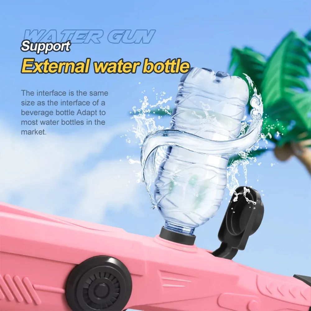 Electric Water Gun for Children and Adults Supports Automatic Water Absorption and External Water Bottle 10m 33 Feet Range