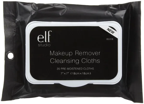 e.l.f. - Makeup Remover Cleansing Cloths - 20 Pre-moistened Cloths