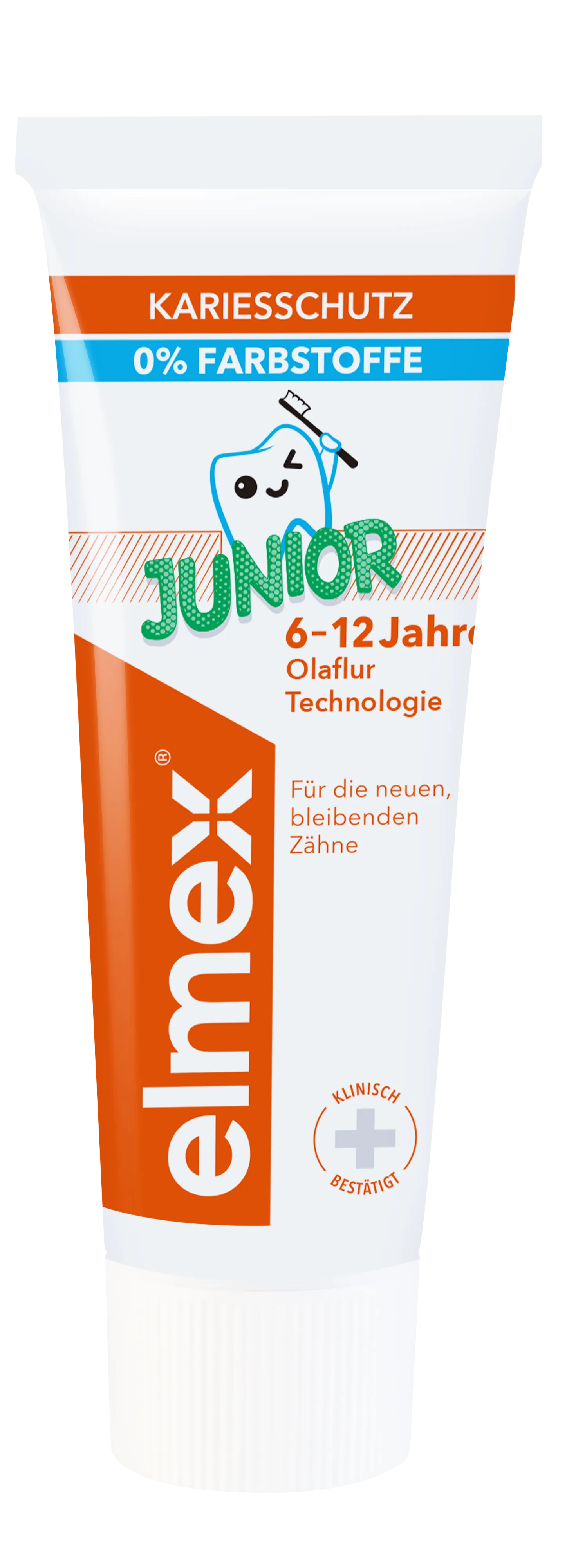 Elmex Junior Anti-Caries 6-12 Years Toothpaste 50ml (1000ppm), 12's/Dozen