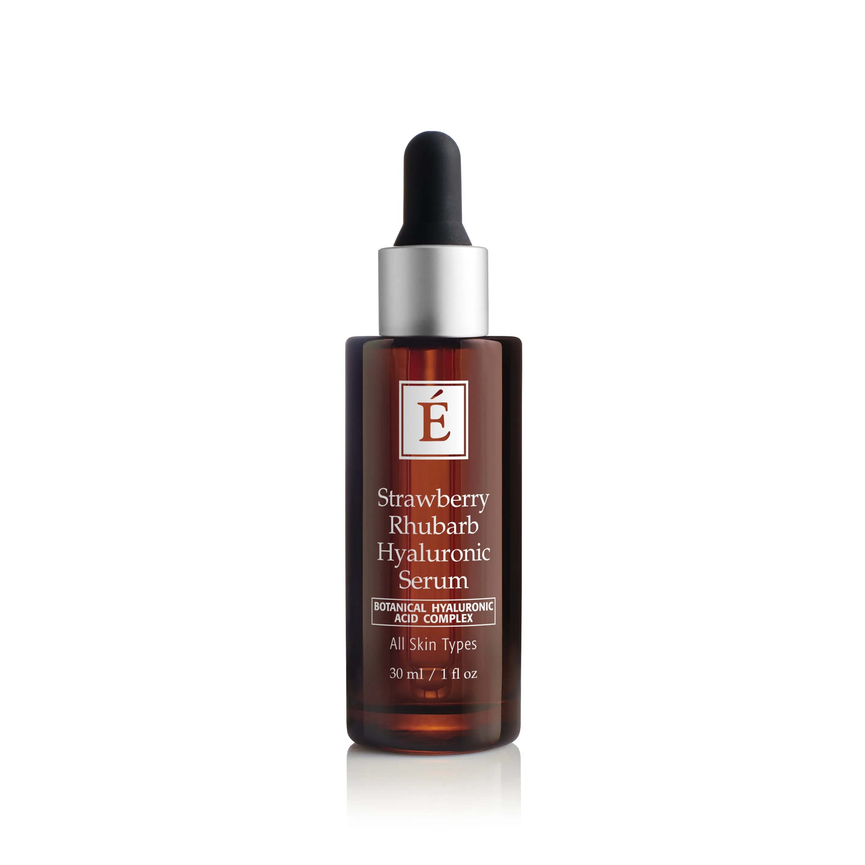 Eminence Organics Refresh and Glow Bundle (Bamboo Firming Fluid   Strawberry Rhubarb Hyaluronic Serum)