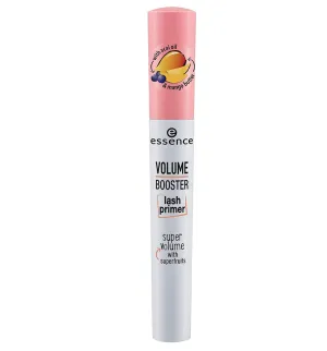essence | Volume Booster Lash Primer Mascara | Infused with Mango Butter and Acai Oil for Nurtured Lashes | Conditioning Mascara Primer | White | Vegan | Paraben & Cruelty Free (Pack of 1)