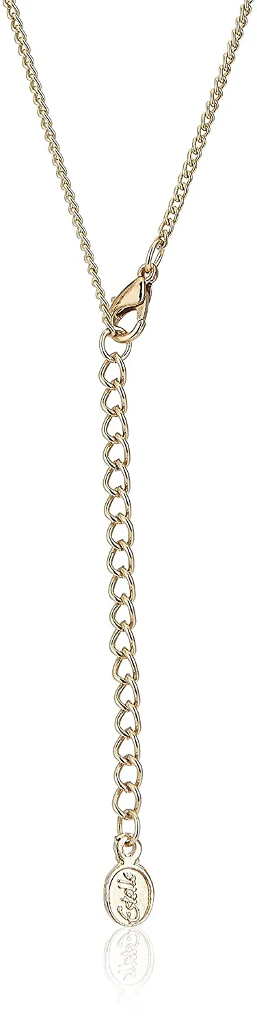 Estele - 24 CT gold plated Evil Eye Pendant with chain