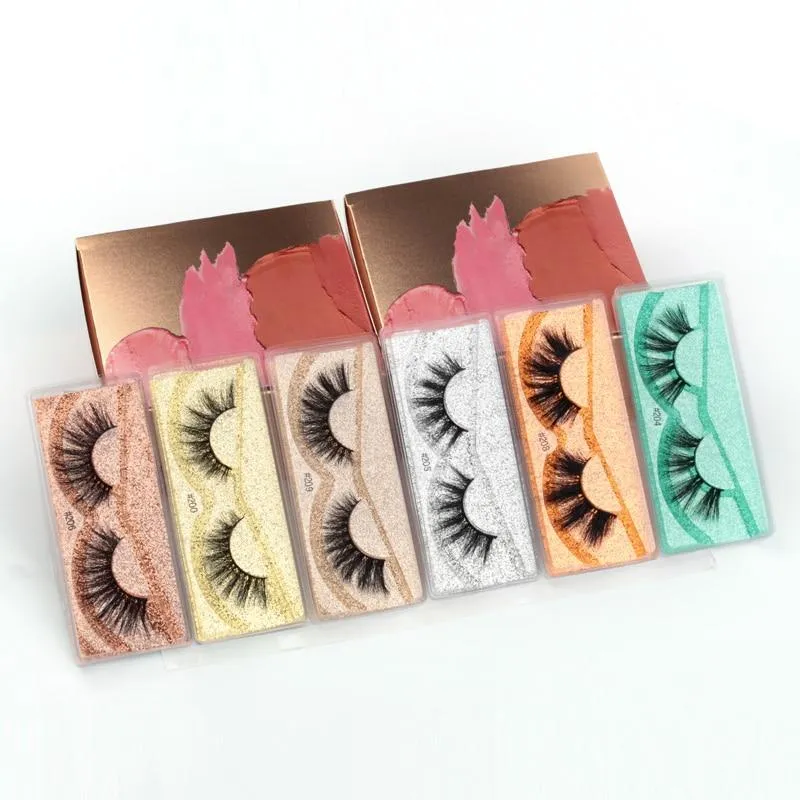 Eye Lashes Wholesale 5/30/50/100pcs 6D Mink Lashes Natural False