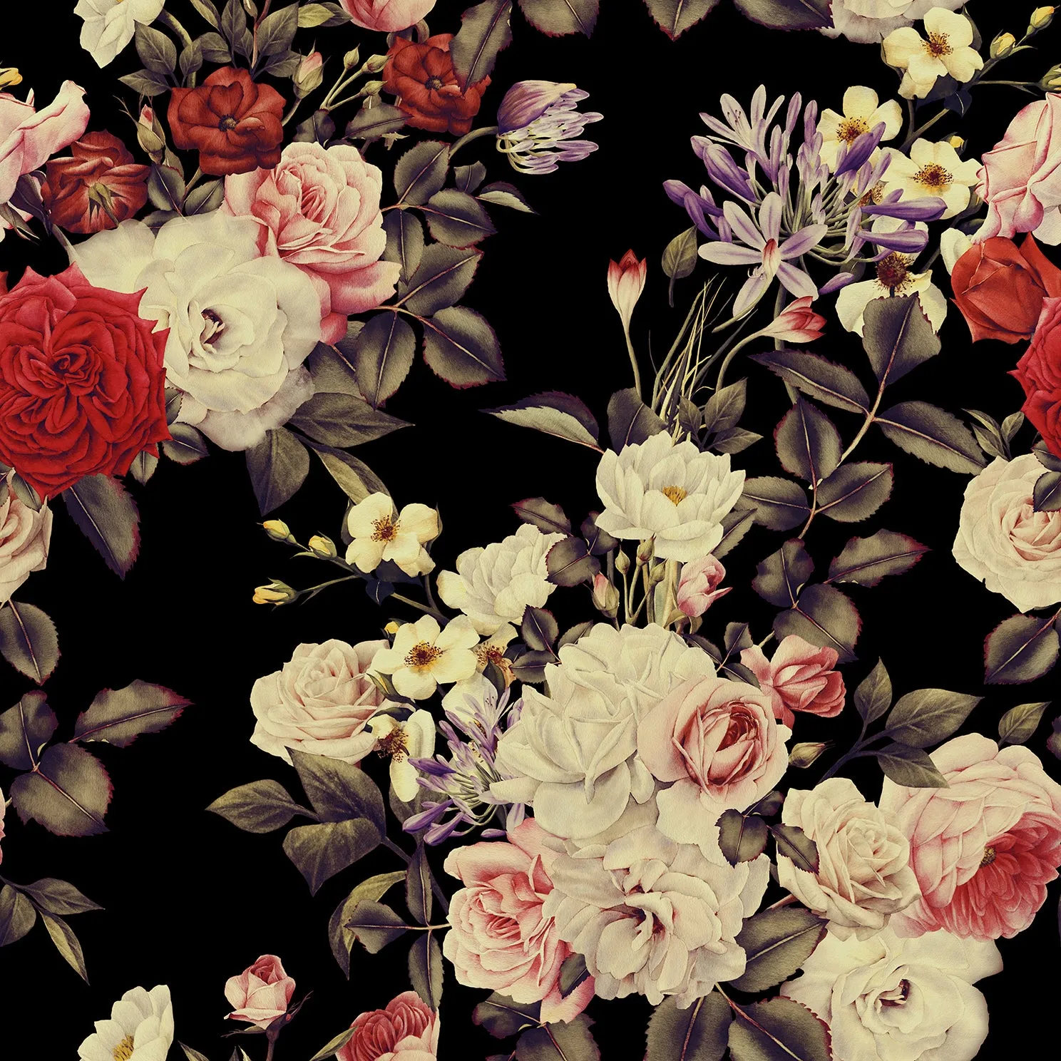 Eye Mask - Blooms Dark Botanicals Collection