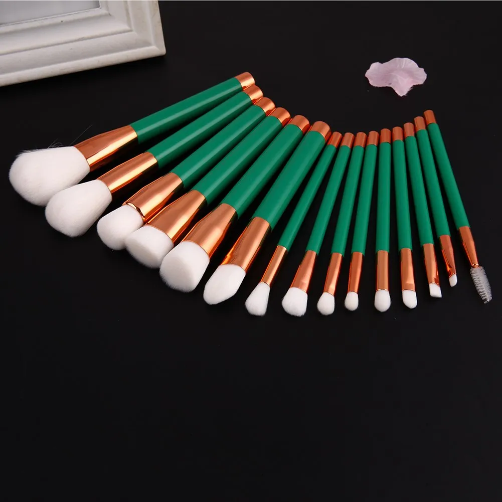 Foundation Eyeshadow Blush Makeup Brushes Set