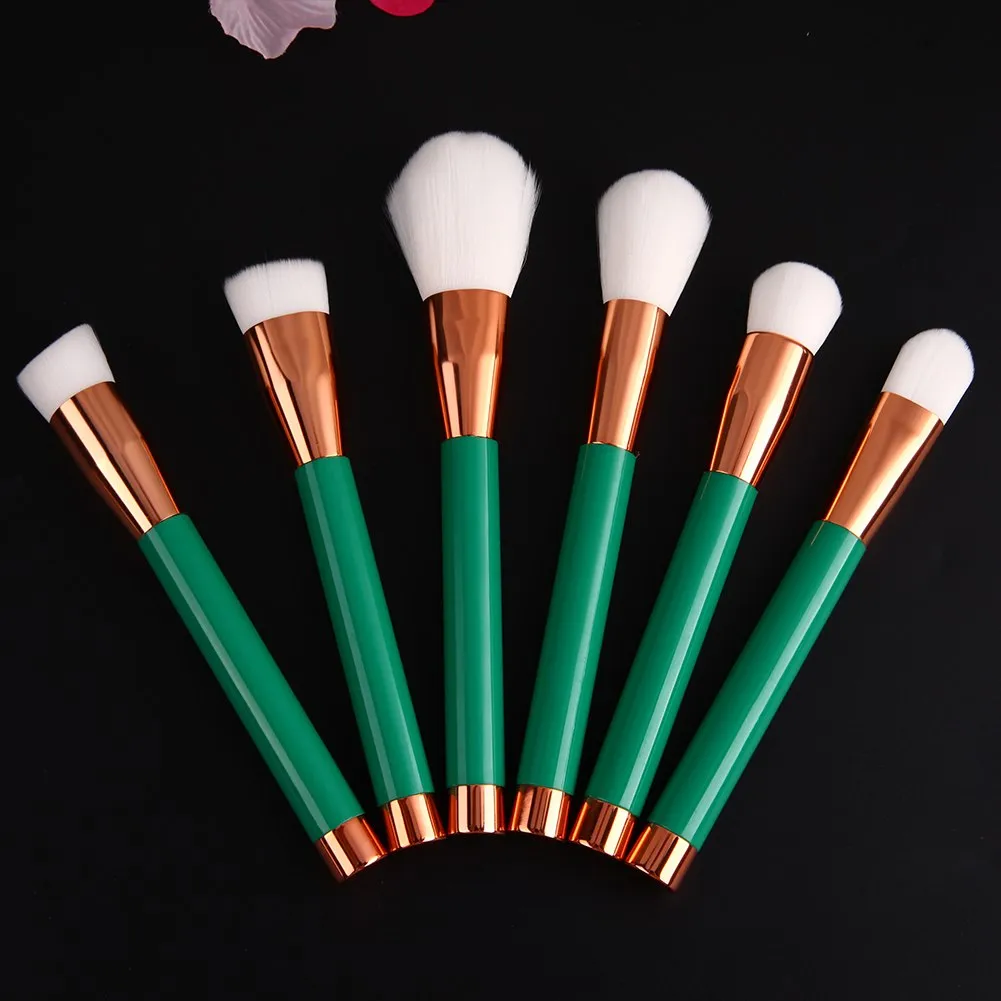 Foundation Eyeshadow Blush Makeup Brushes Set