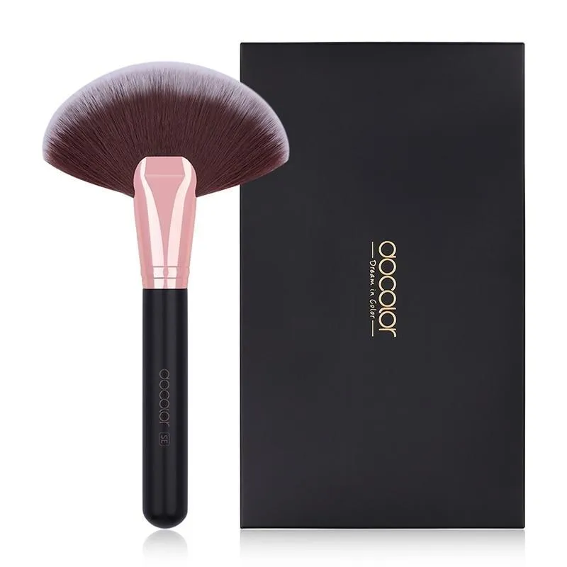 Foundation Fan Contour Powder Flat Top Buffing Highlighter Makeup Brushes
