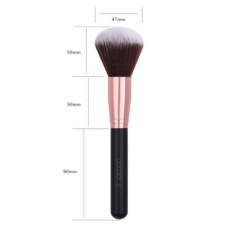 Foundation Fan Contour Powder Flat Top Buffing Highlighter Makeup Brushes