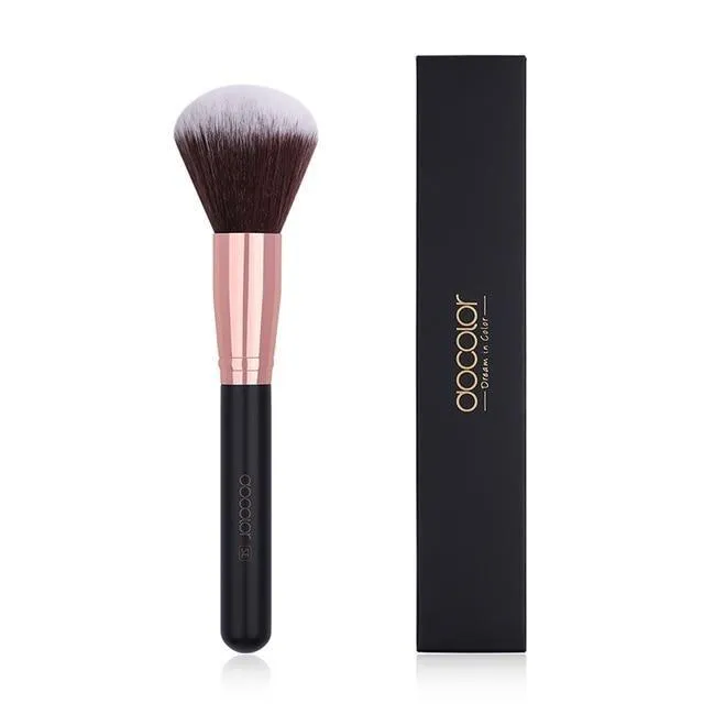 Foundation Fan Contour Powder Flat Top Buffing Highlighter Makeup Brushes