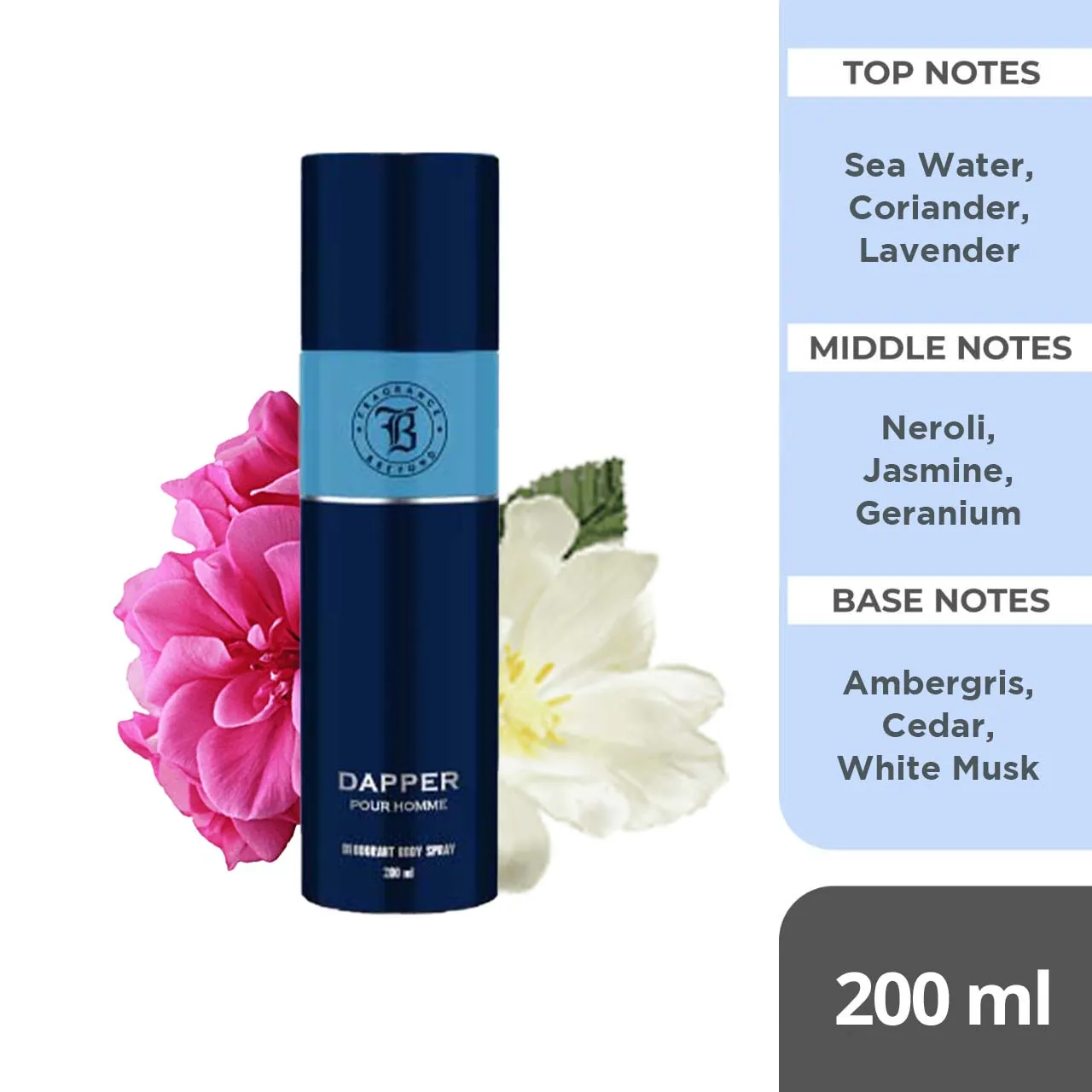 Fragrance & Beyond Body Deodorant for Men & Women (Pack of 2) - 200ML Each | Dapper, Dazzle