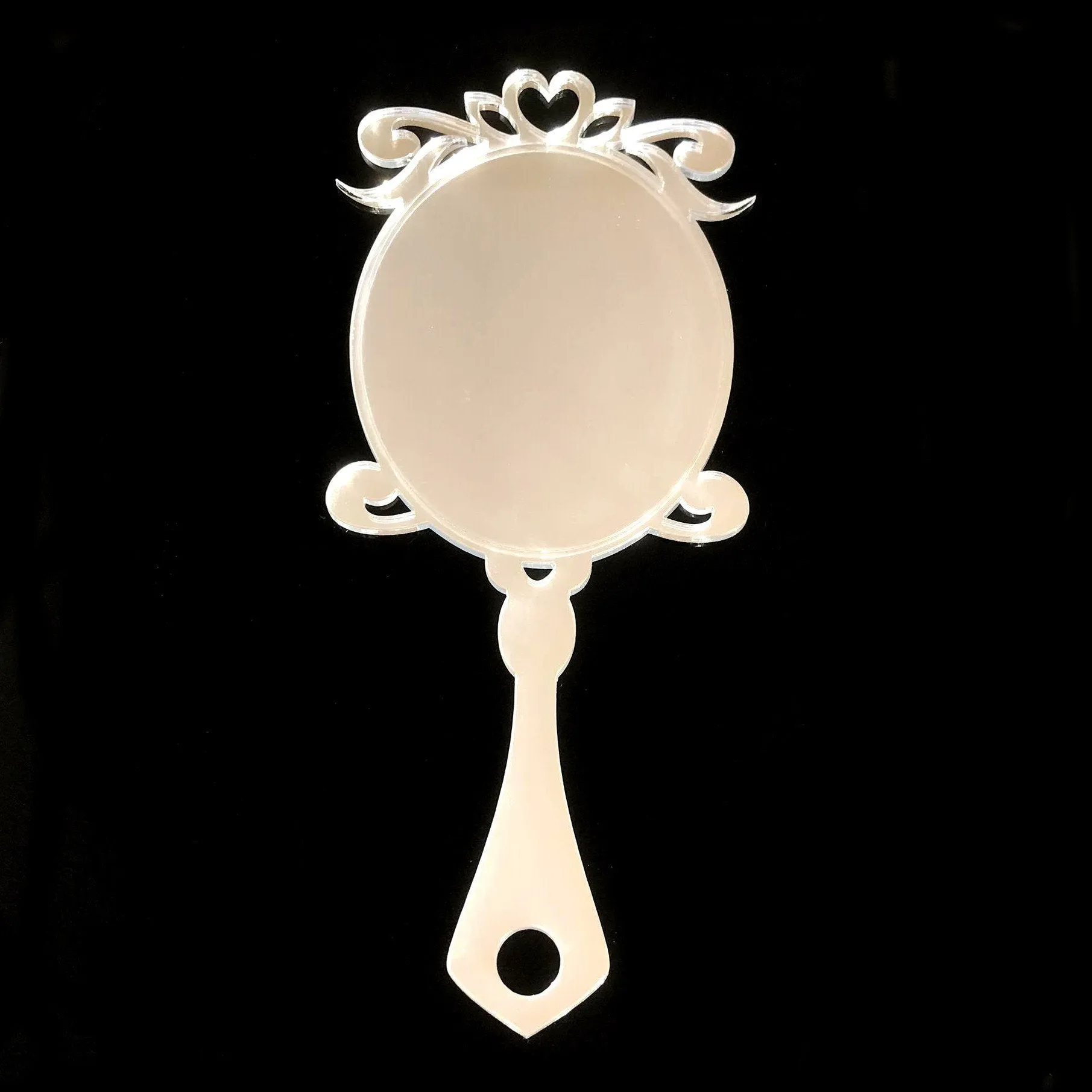 Georgian Style Oval Hand Held Mirror