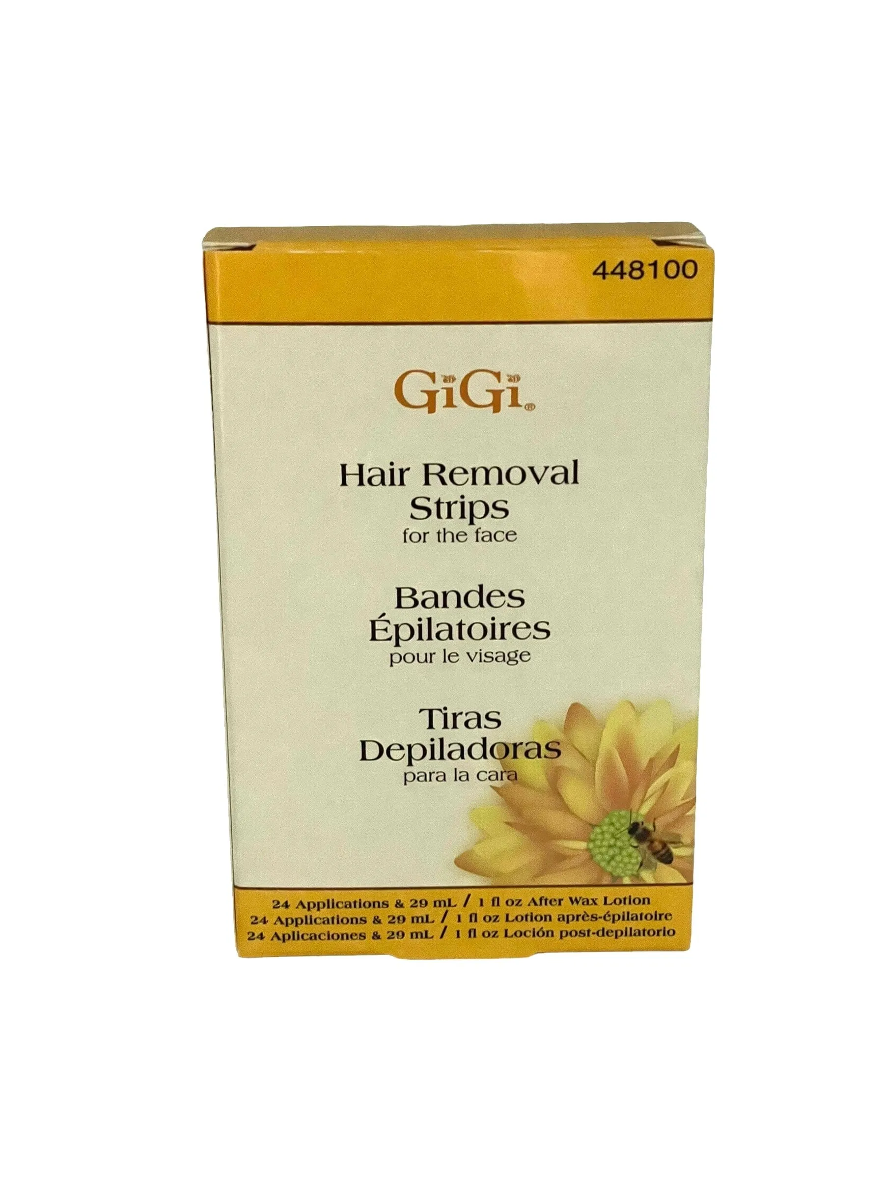 GiGi Hair Removal Strips For The Face Honee Beeswax 12 Strips