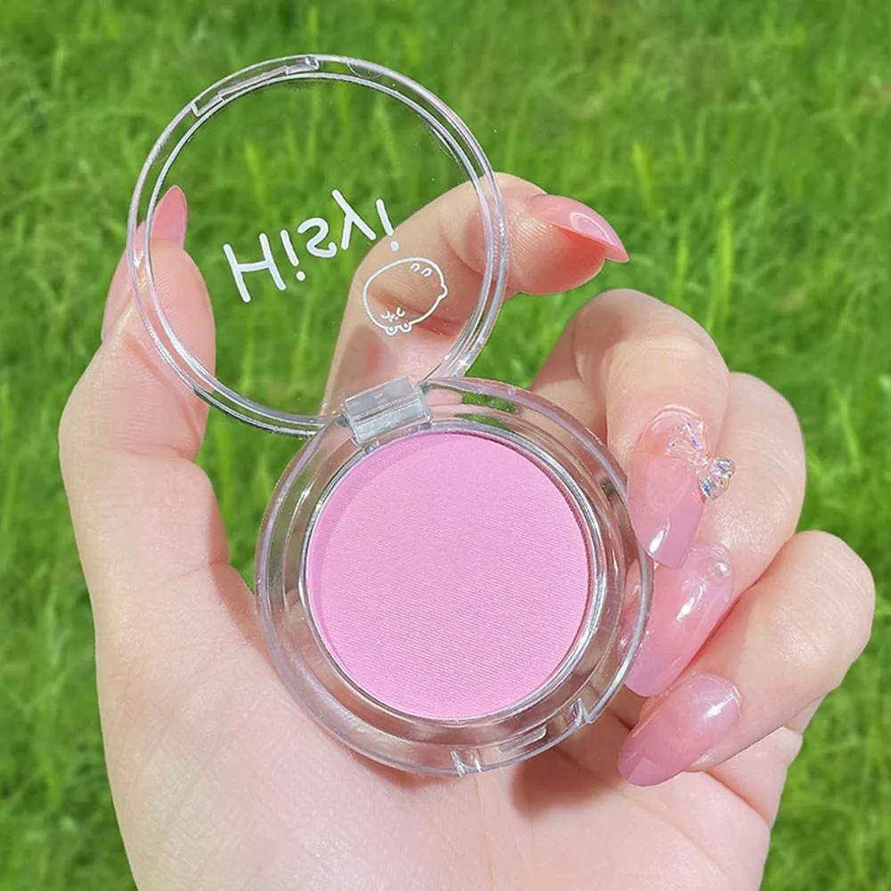Girl Matte Blush Peach Cream Makeup Orange Pink Blush Cosmetics Blush Cheek Contour Blush Red Cheek Rouge Palette G2F4 Blusher