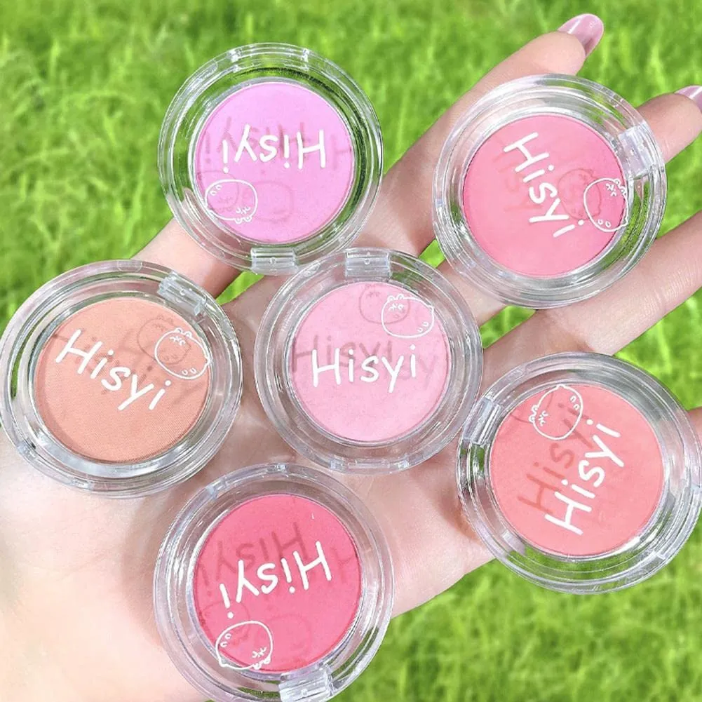 Girl Matte Blush Peach Cream Makeup Orange Pink Blush Cosmetics Blush Cheek Contour Blush Red Cheek Rouge Palette G2F4 Blusher