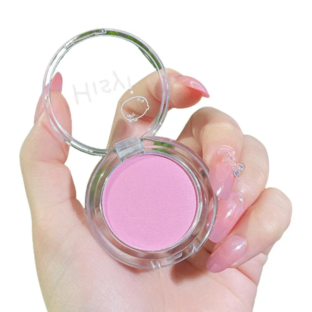 Girl Matte Blush Peach Cream Makeup Orange Pink Blush Cosmetics Blush Cheek Contour Blush Red Cheek Rouge Palette G2F4 Blusher