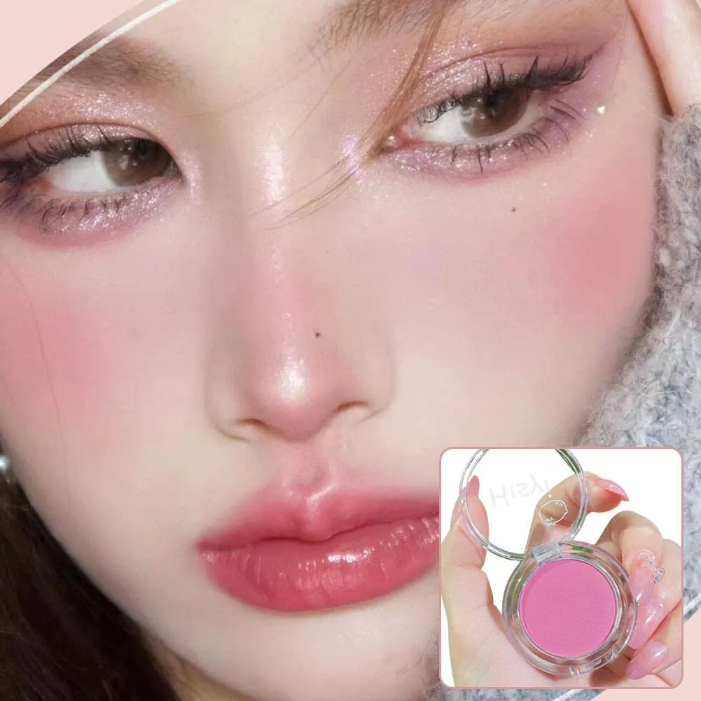 Girl Matte Blush Peach Cream Makeup Orange Pink Blush Cosmetics Blush Cheek Contour Blush Red Cheek Rouge Palette G2F4 Blusher