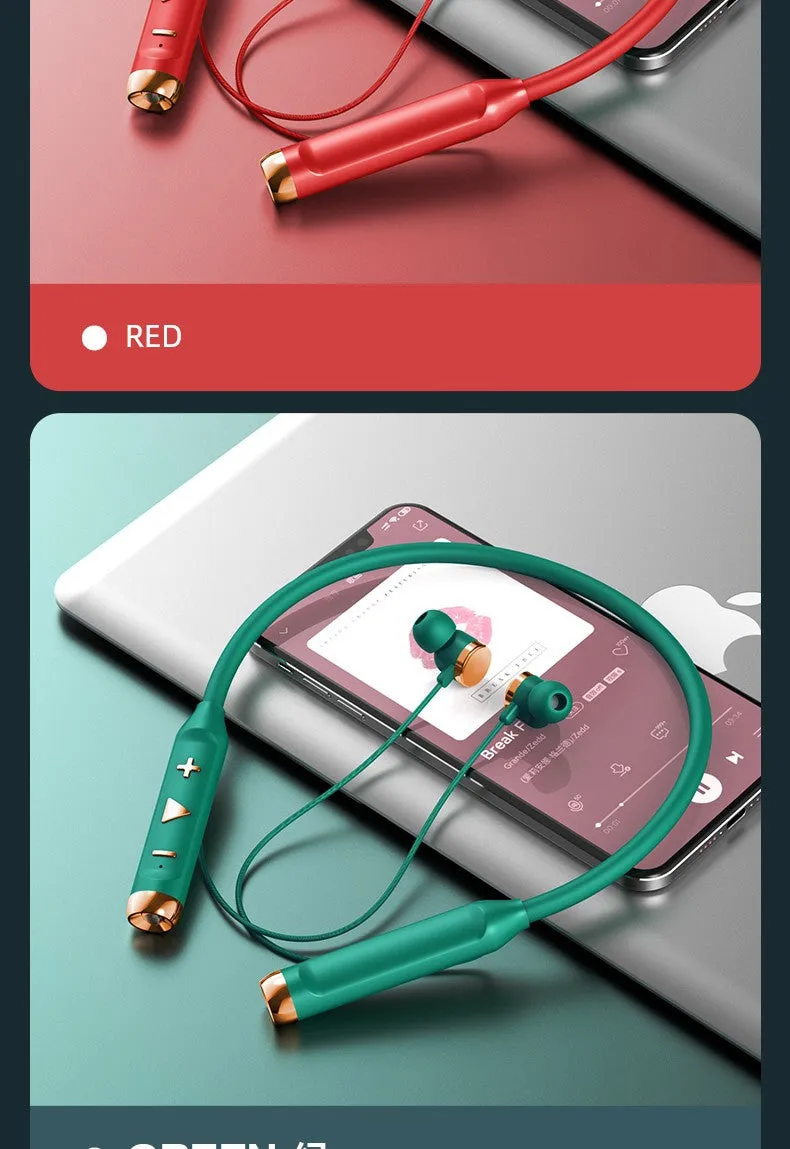 Halter-Type Card-Inserting Game Sweat-Proof Bluetooth Headset