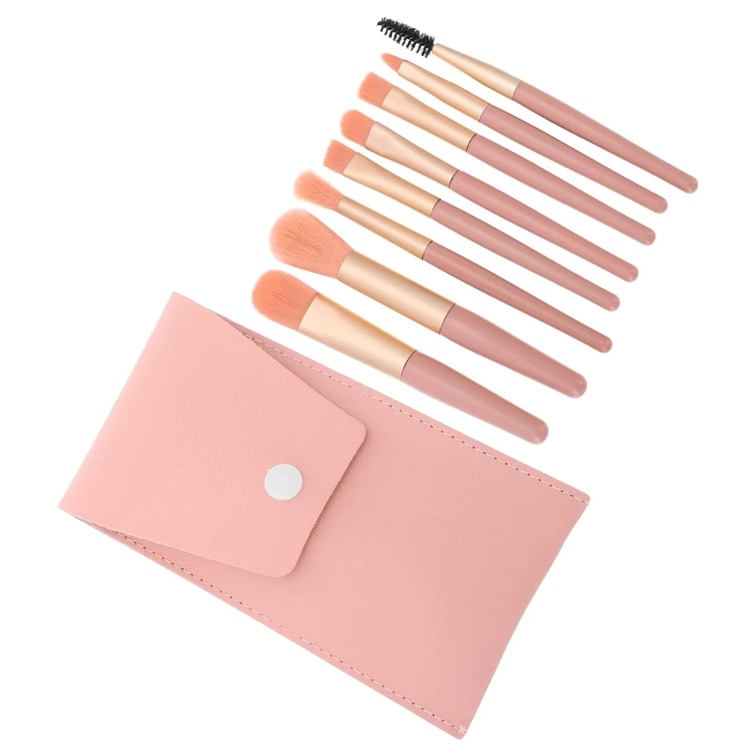 HEALLILY Eye Shadow Set 1 Set Female Cosmetics Portable Makeup Loose Powder Foundation Brush Set