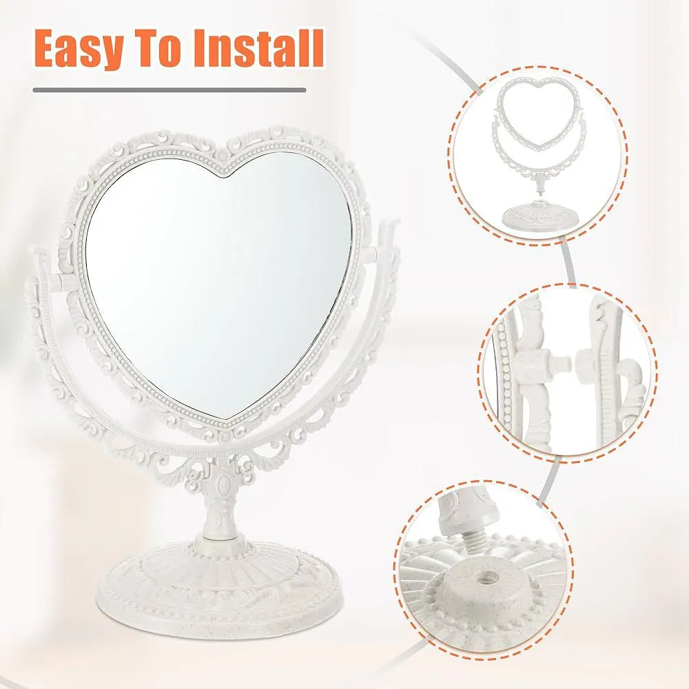Heart Shaped Cosmetic Mirror S4623256